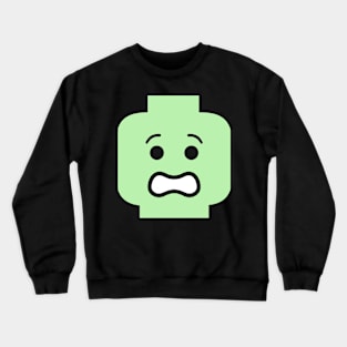 Scared Minifig Face Crewneck Sweatshirt